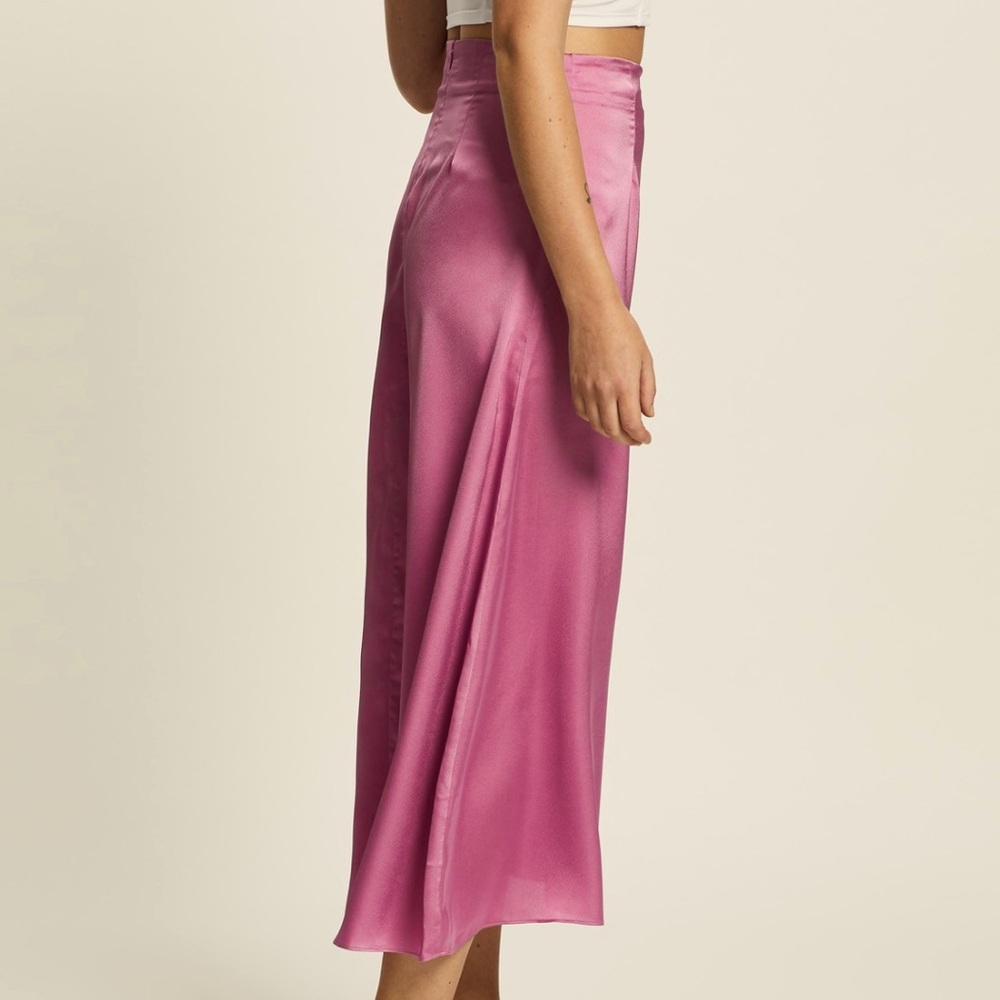 Sincerely Jules Elegant Pink Maxi Skirt Size L New With Tag